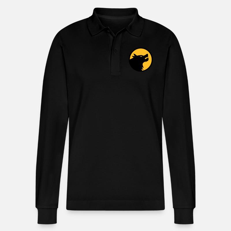 wolf_11a2c - Polo à manches longues bio PREPSTER Stanley/Stella Unisexe - noir