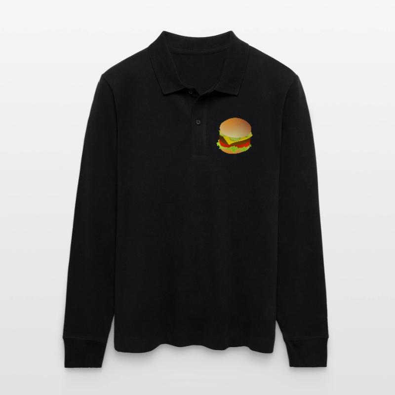 Burger Stanley/Stella Prepster økologisk unisex langærmet poloshirt