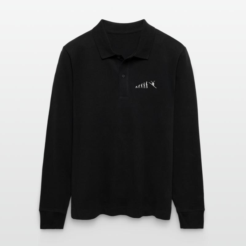 Evolution dancing Stanley/Stella Organic Unisex Long-Sleeved Polo Shirt Prepster