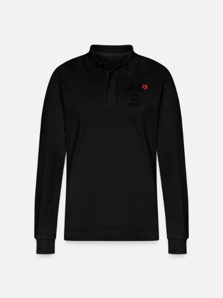 Aloha dans mon - Polo à manches longues bio PREPSTER Stanley/Stella Unisexe - noir