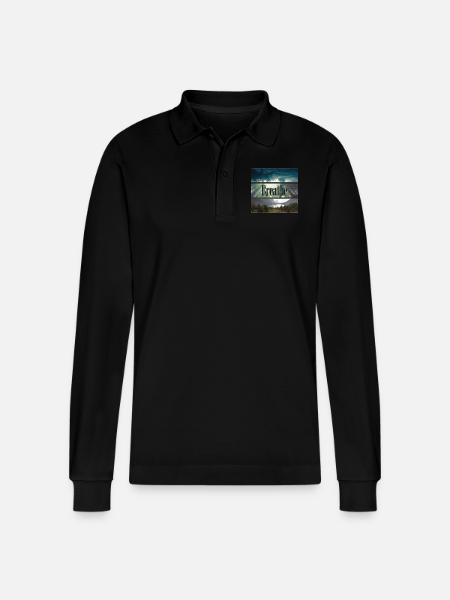 Breathe - Stanley/Stella Organic Unisex Long-Sleeved Polo Shirt Prepster - black