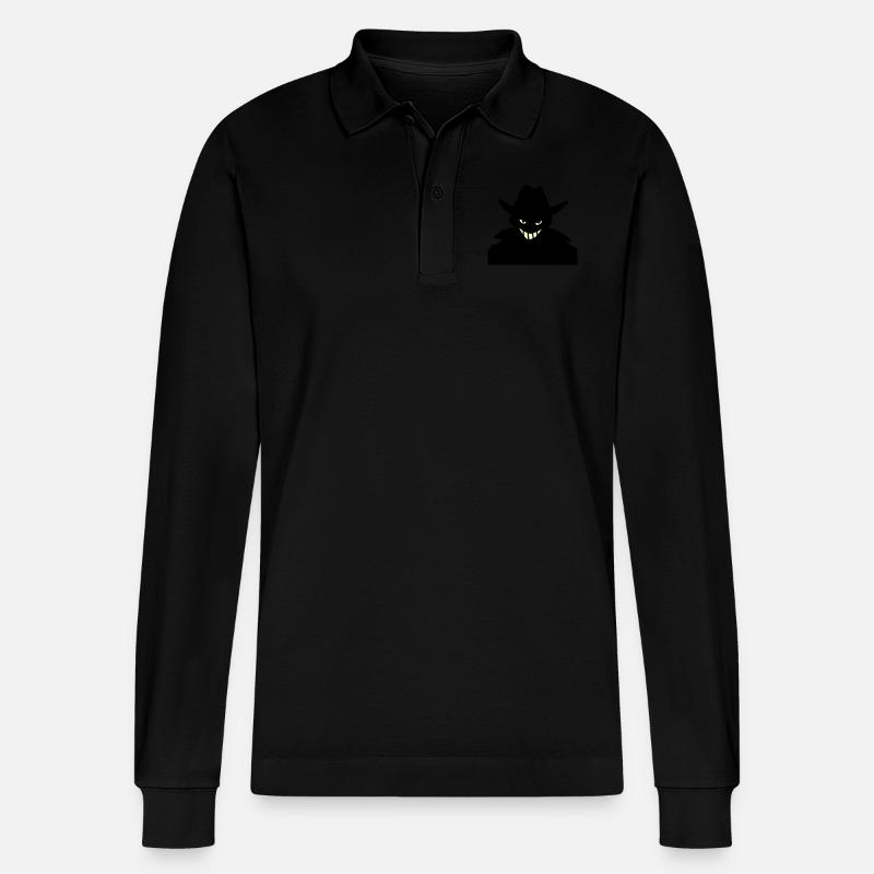 Agent XXY - Polo à manches longues bio PREPSTER Stanley/Stella Unisexe - noir