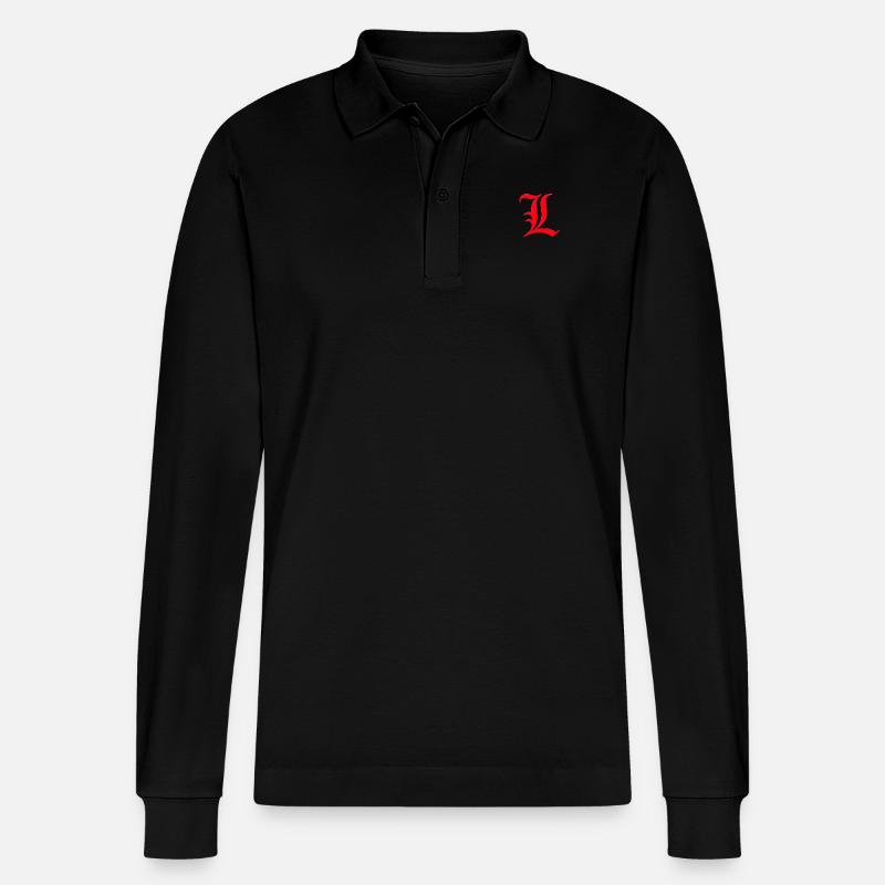 L - Lucifer - Stanley/Stella Unisex Bio-Langarm-Poloshirt Prepster - Schwarz
