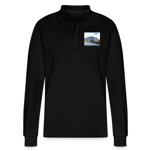 Reine i Lofoten - PREPSTER økologisk langermet unisex-poloskjorte fra Stanley/Stella