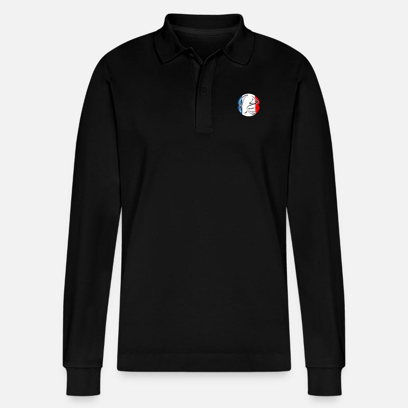 Feuerwehr - Stanley/Stella Unisex Bio-Langarm-Poloshirt Prepster - Schwarz