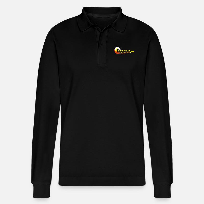 Cotentin lebensrettend - Stanley/Stella Unisex Bio-Langarm-Poloshirt Prepster - Schwarz