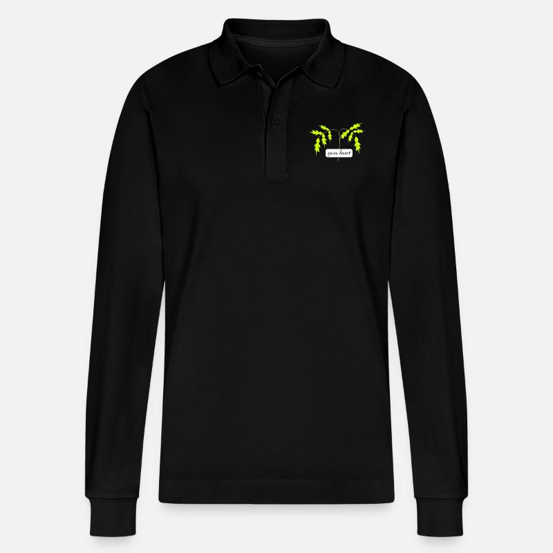 vous avez mal - Polo à manches longues bio PREPSTER Stanley/Stella Unisexe - noir