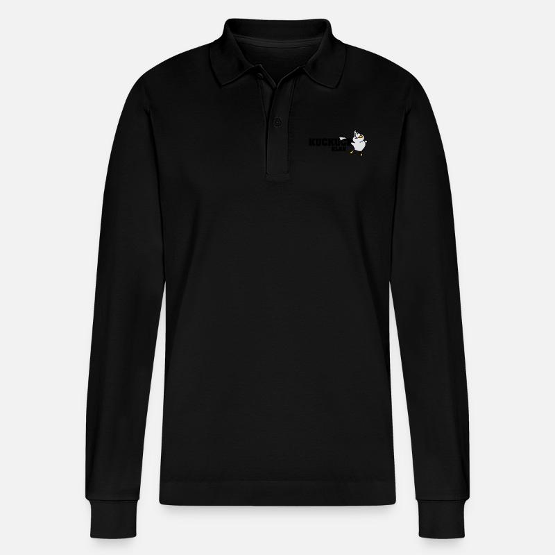 Kuckuck Klan - Stanley/Stella Unisex Bio-Langarm-Poloshirt Prepster - Schwarz