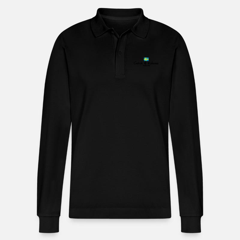 C&R Schweden Tour - Stanley/Stella Unisex Bio-Langarm-Poloshirt Prepster - Schwarz