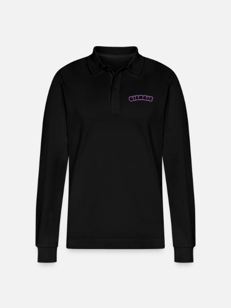 BierBie - Stanley/Stella Unisex Bio-Langarm-Poloshirt Prepster - Schwarz