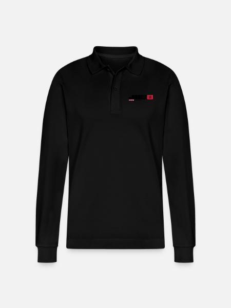 judo - Stanley/Stella Organic Unisex Long-Sleeved Polo Shirt Prepster - black