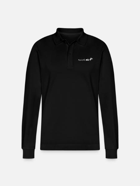 Motorrad Evolution - Stanley/Stella Unisex Bio-Langarm-Poloshirt Prepster - Schwarz