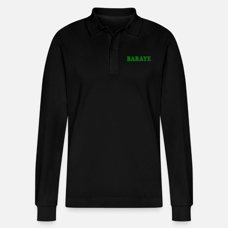 Baraye - Stanley/Stella Unisex Bio-Langarm-Poloshirt Prepster - Schwarz