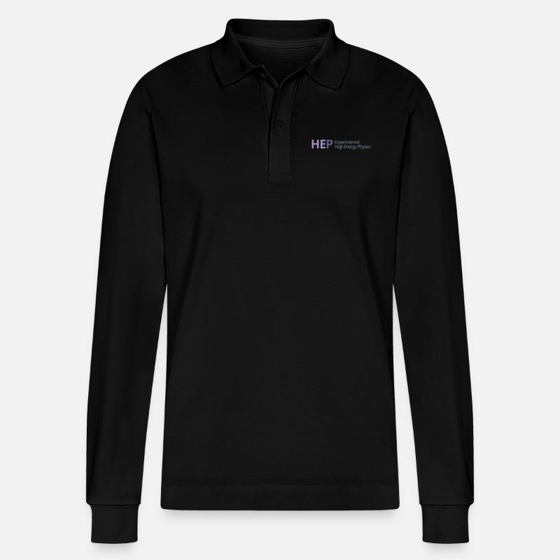 logo HEP - Stanley/Stella Unisex Bio-Langarm-Poloshirt Prepster - Schwarz