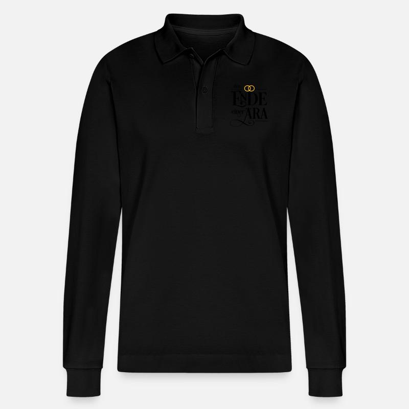 Junggesellenabschied - Stanley/Stella Unisex Bio-Langarm-Poloshirt Prepster - Schwarz