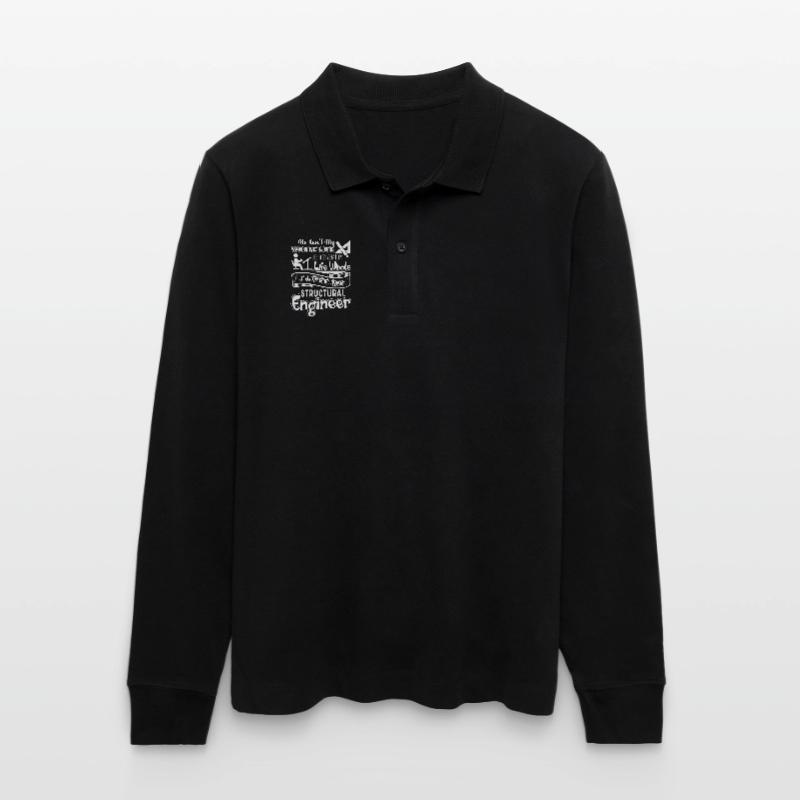 Structural Engineer I Love My Structural Engineer Stanley/Stella Organic Unisex Long-Sleeved Polo Shirt Prepster
