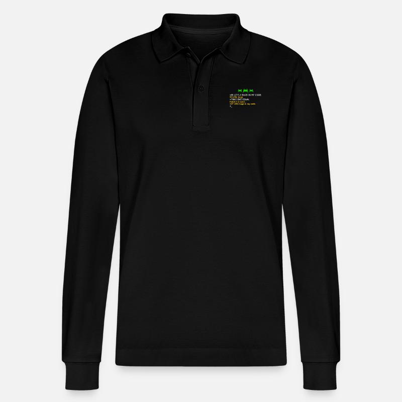 Programmer 99 Little Bugs Programming - Stanley/Stella Unisex Bio-Langarm-Poloshirt Prepster - Schwarz