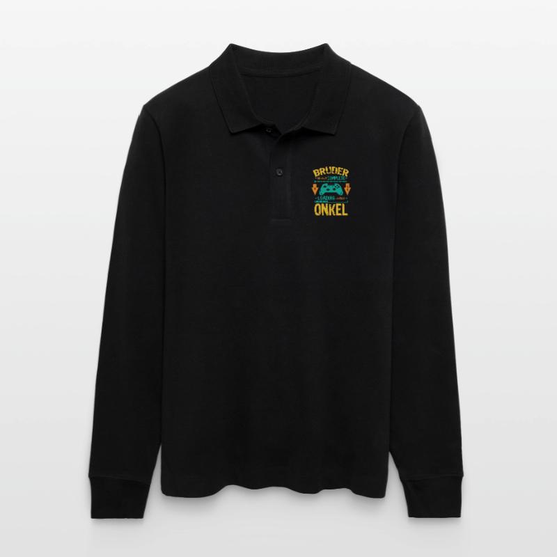 Bruder Level Complete Werdender Onkel Loading Stanley/Stella Unisex Bio-Langarm-Poloshirt Prepster