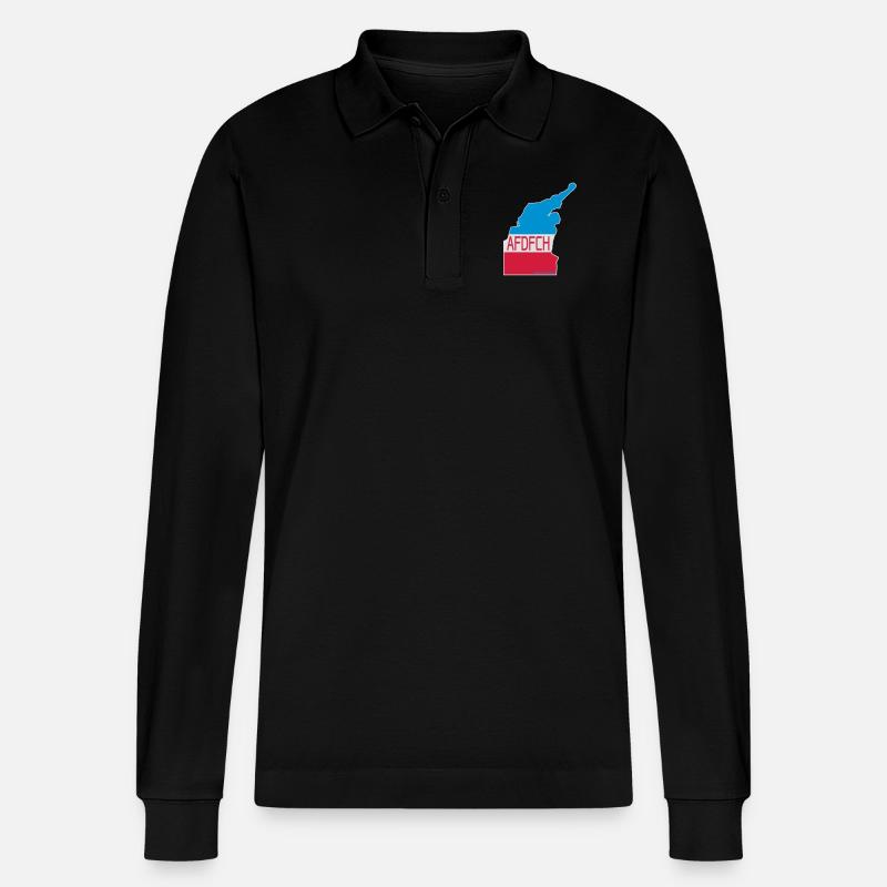 Matrosendenkmal AFDFCH - Stanley/Stella Unisex Bio-Langarm-Poloshirt Prepster - Schwarz
