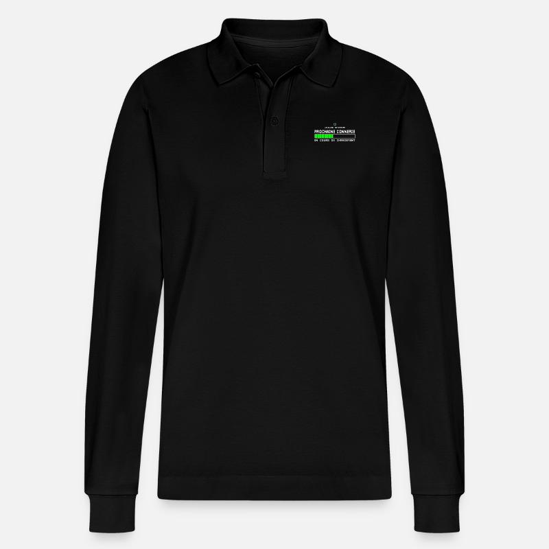 Next loading - Stanley/Stella Organic Unisex Long-Sleeved Polo Shirt Prepster - black