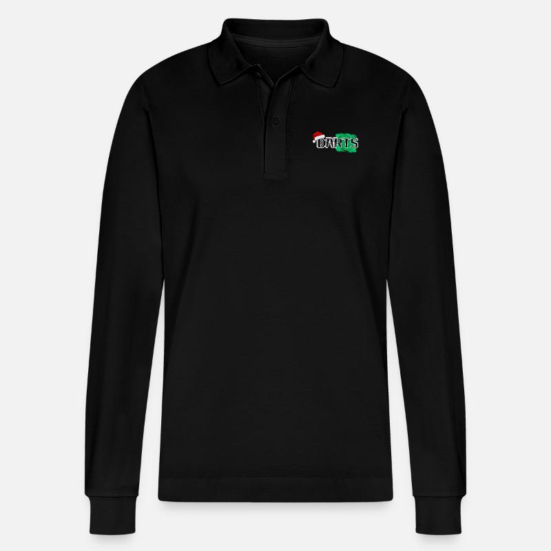 Darts - Stanley/Stella Unisex Bio-Langarm-Poloshirt Prepster - Schwarz