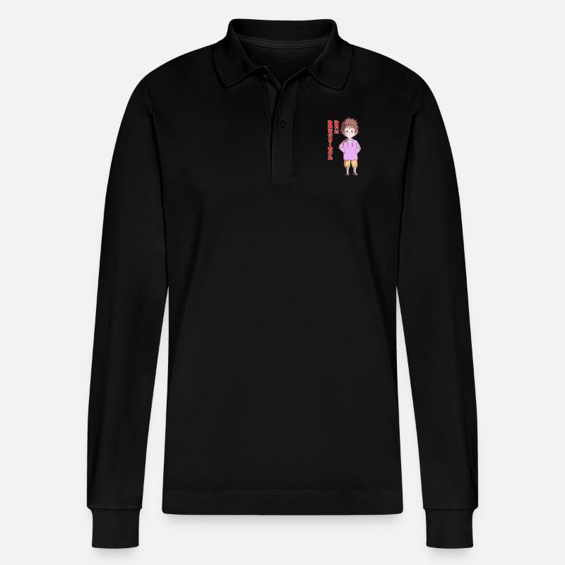 Beautiful Day - Stanley/Stella Unisex Bio-Langarm-Poloshirt Prepster - Schwarz