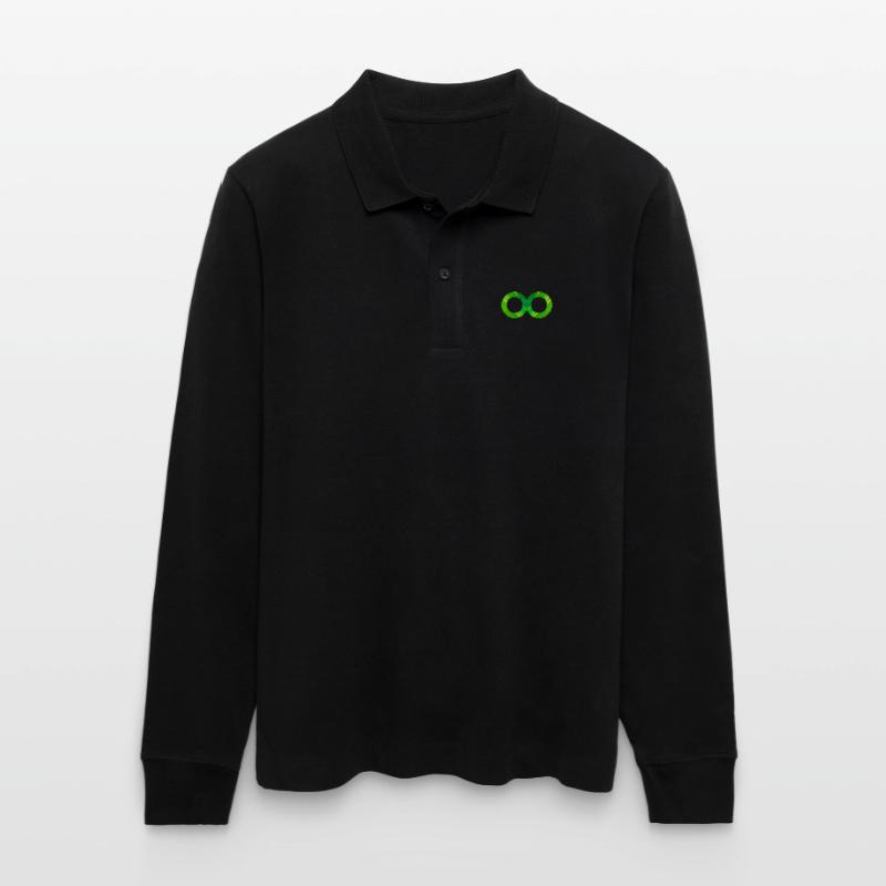 Eight Infinity 7 Stanley/Stella Organic Unisex Long-Sleeved Polo Shirt Prepster