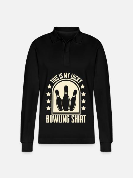 Bowling - Polo à manches longues bio PREPSTER Stanley/Stella Unisexe - noir