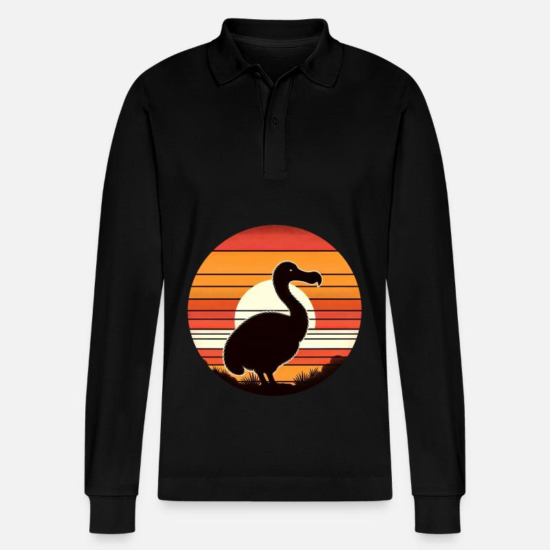 Dodo - Stanley/Stella Unisex Bio-Langarm-Poloshirt Prepster - Schwarz