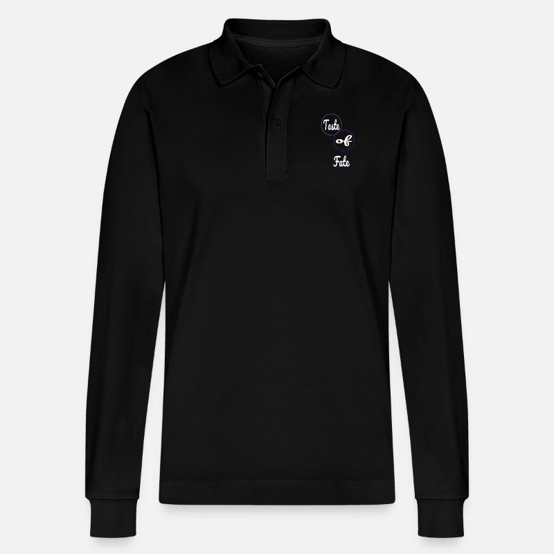 culinary craftsmanship embracing destiny - Stanley/Stella Unisex Bio-Langarm-Poloshirt Prepster - Schwarz