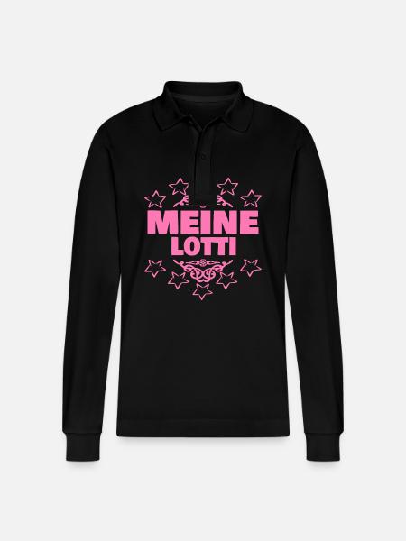 Mädchen Lotti - Stanley/Stella Unisex Bio-Langarm-Poloshirt Prepster - Schwarz