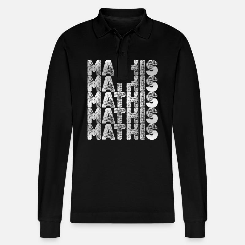 Mathis - Stanley/Stella Unisex Bio-Langarm-Poloshirt Prepster - Schwarz