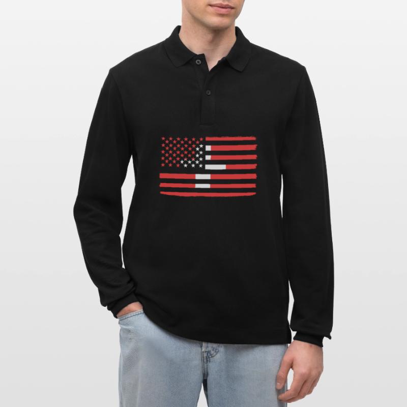 Schweiz Schweizer Schweizerdeutsch Stanley/Stella Unisex Bio-Langarm-Poloshirt Prepster