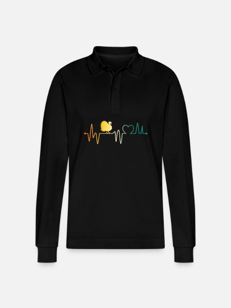Turkey - Stanley/Stella Organic Unisex Long-Sleeved Polo Shirt Prepster - black