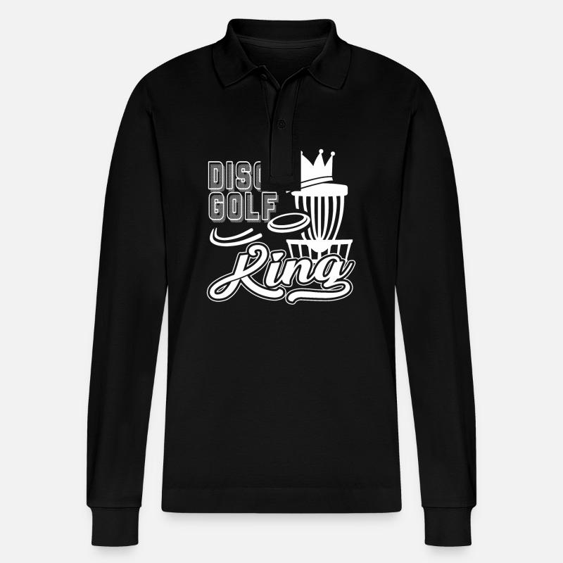 Disc Golf Disc Golf King - Polo à manches longues bio PREPSTER Stanley/Stella Unisexe - noir