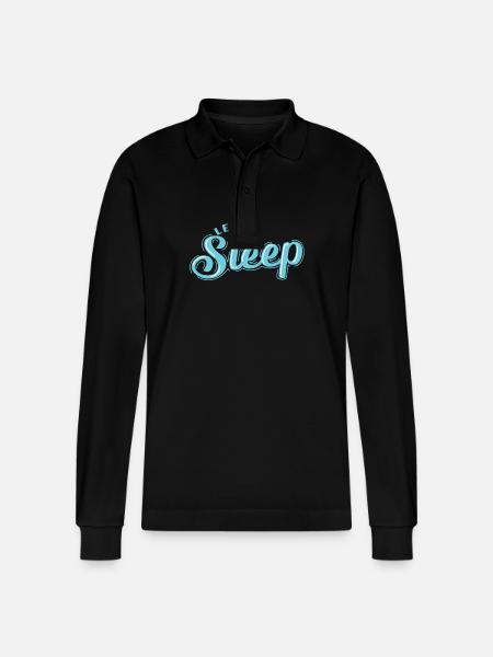 Let Me Sleep Tired - Stanley/Stella Organic Unisex Long-Sleeved Polo Shirt Prepster - black