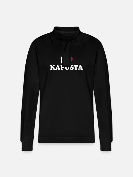 J’adore Kapusta - Polo à manches longues bio PREPSTER Stanley/Stella Unisexe - noir