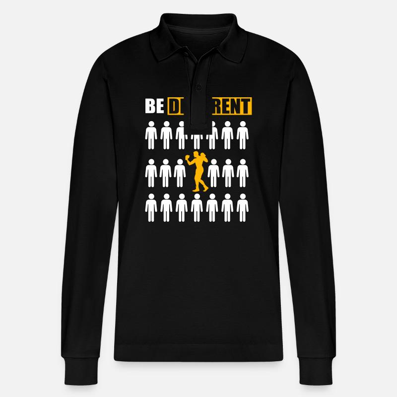 La boxe sera différente - Polo à manches longues bio PREPSTER Stanley/Stella Unisexe - noir