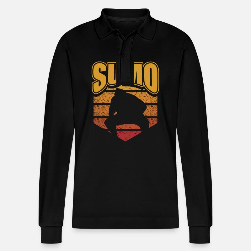 Sumo - Stanley/Stella Unisex Bio-Langarm-Poloshirt Prepster - Schwarz