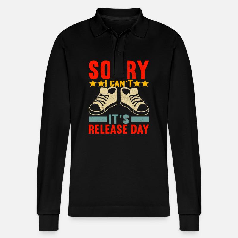 Sneakerhead Sneaker Collector - Stanley/Stella Unisex Bio-Langarm-Poloshirt Prepster - Schwarz