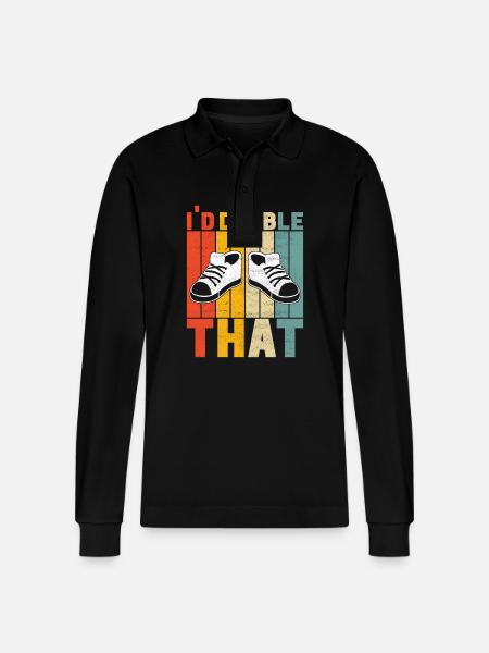 Sneakerhead Sneaker Collector - Stanley/Stella Organic Unisex Long-Sleeved Polo Shirt Prepster - black