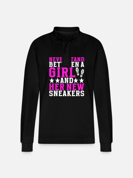 Sneakerhead Sneaker Collector - Stanley/Stella Organic Unisex Long-Sleeved Polo Shirt Prepster - black