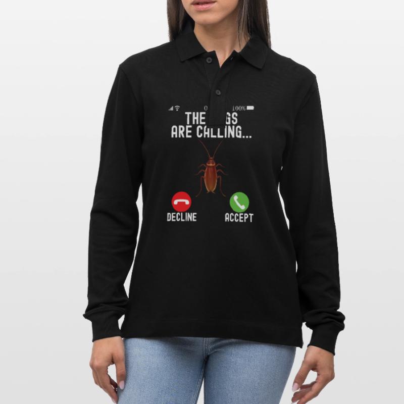 Schädlingsbekämpfung Kammerjäger Stanley/Stella Unisex Bio-Langarm-Poloshirt Prepster