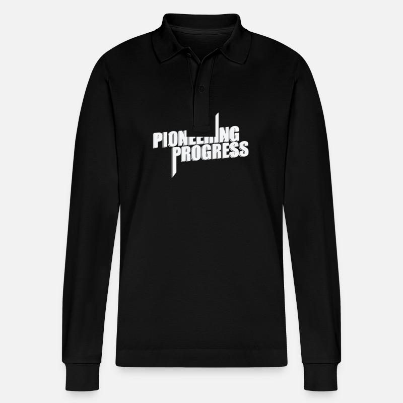 Progrès pionniers - Polo à manches longues bio PREPSTER Stanley/Stella Unisexe - noir