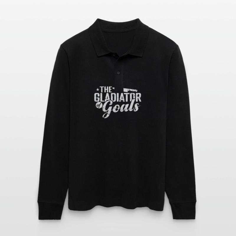 Il Gladiatore dei Gol Polo a manica lunga ecologica unisex Prepster di Stanley/Stella