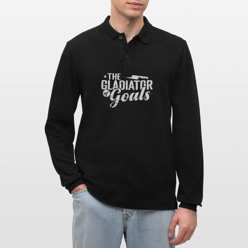 Il Gladiatore dei Gol Polo a manica lunga ecologica unisex Prepster di Stanley/Stella