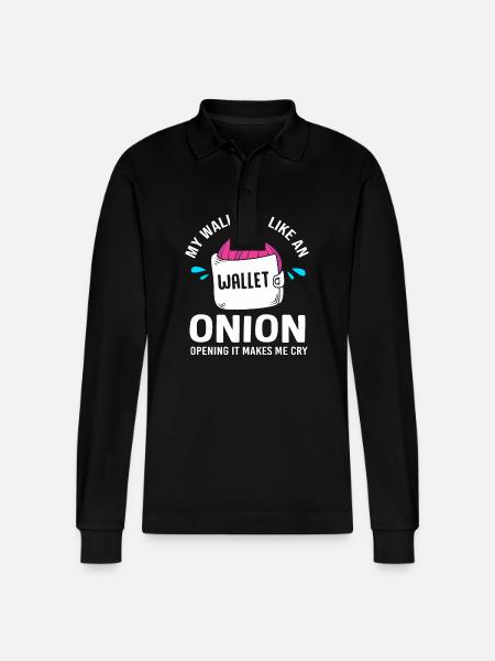 Onion - Stanley/Stella Organic Unisex Long-Sleeved Polo Shirt Prepster - black