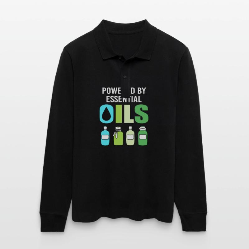 Ätherisches Öl Stanley/Stella Unisex Bio-Langarm-Poloshirt Prepster