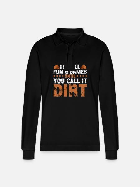 Bodenwissenschaftler Soil Science - Stanley/Stella Unisex Bio-Langarm-Poloshirt Prepster - Schwarz
