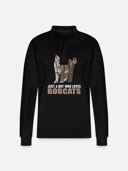 Bobcats Rotluchse Rotluchs Luchs - Stanley/Stella Unisex Bio-Langarm-Poloshirt Prepster - Schwarz
